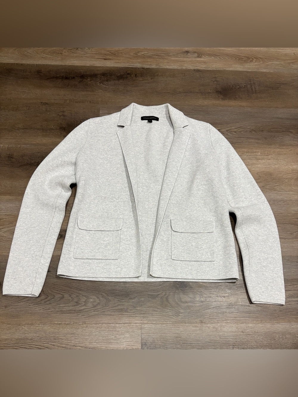 Banana Republic Cropped Milano Stitch Sweater Blazer